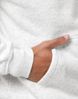 Sierra Drift Hoodie in White Marl