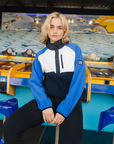 Snap Polar Fleece in Azure Blue