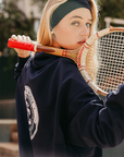 Clubhouse Funnel Neck Zip in Twilight Navy
