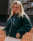 Horizon Layer Up Jacket in Jungle Green