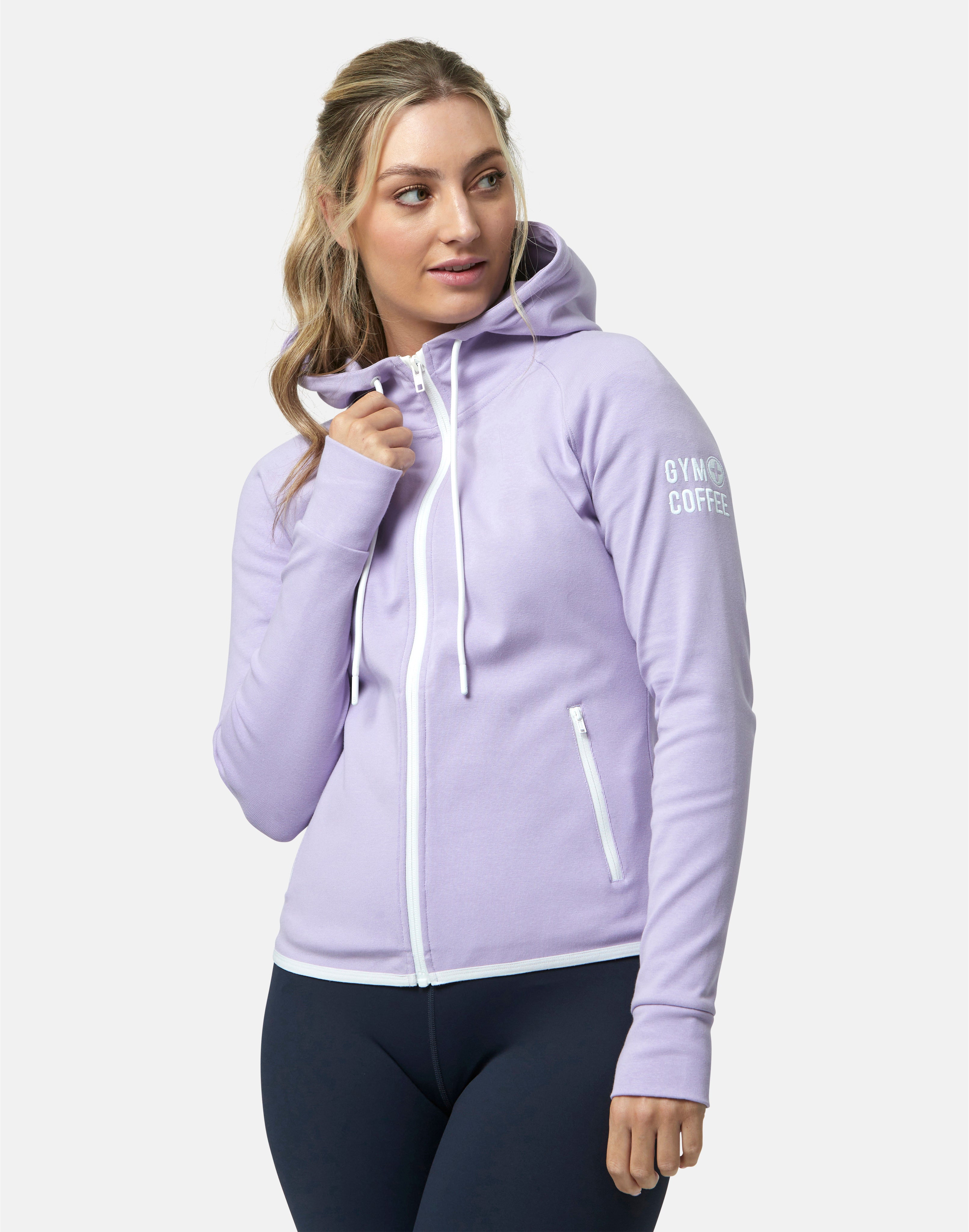 Lilac deals zip hoodie