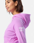Chill Zip Hoodie in Neon Pink