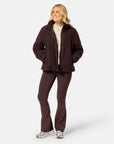 Cloud Puffer Jacket in Mocha Bean