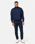 Clubhouse Funnel Neck Zip in Twilight Navy