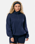 Clubhouse Funnel Neck Zip in Twilight Navy