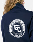 Clubhouse Funnel Neck Zip in Twilight Navy