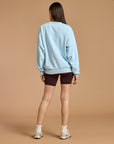 Daily Relaxed Fit Crew in Baby Blue