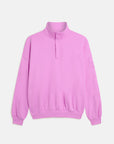 Snap Collar Sierra Sweatshirt in Neon Pink