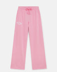 Wide Leg Jogger in Pink Blossom