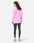 Half Snap Polar Fleece in Cotton Candy