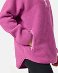Horizion Longline Half Snap in Crisp Pink
