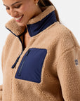 Industry Fleece Jacket in Sandstone