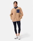 Industry Fleece Jacket in Sandstone