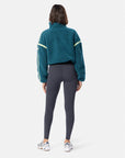 Industry Fleece Half Zip in Deep Teal