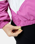 Kin Half Zip Breaker in Crisp Pink