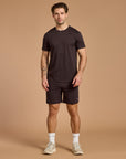 Daily Tee in Mocha Bean Marl