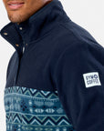 Half Snap Polar Fleece in Aztec Print