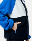 Snap Polar Fleece in Azure Blue
