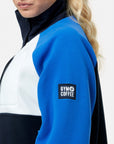 Snap Polar Fleece in Azure Blue