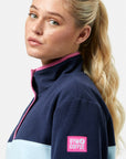 Half Snap Polar Fleece in Baby Blue
