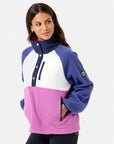 Snap Polar Fleece in Crisp Pink