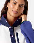 Snap Polar Fleece in Crisp Pink