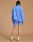 Snap Polar Fleece in Periwinkle Blue
