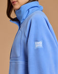 Snap Polar Fleece in Periwinkle Blue
