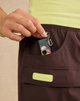 Utility Skort in Mocha Bean