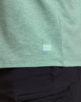 Daily Tee in Fresh Green Marl