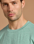 Daily Tee in Fresh Green Marl