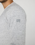 Textured Sweatshirt in Heather Grey