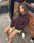 Cinch Windbreaker in Mocha Bean