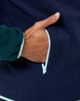 Half Snap Polar Fleece in Twilight Navy