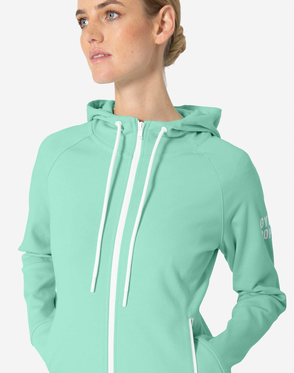 Chill Zip Hoodie in Frosty Mint