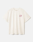Oversized Print Tee in Ecru