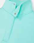 Snap Collar Sierra Sweatshirt in Peppermint