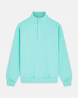 Snap Collar Sierra Sweatshirt in Peppermint