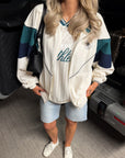 Club Windbreaker in Vintage White