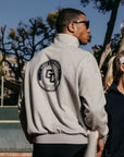 Clubhouse Funnel Neck Zip in Grey Marl