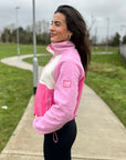 Snap Polar Fleece in Cotton Candy
