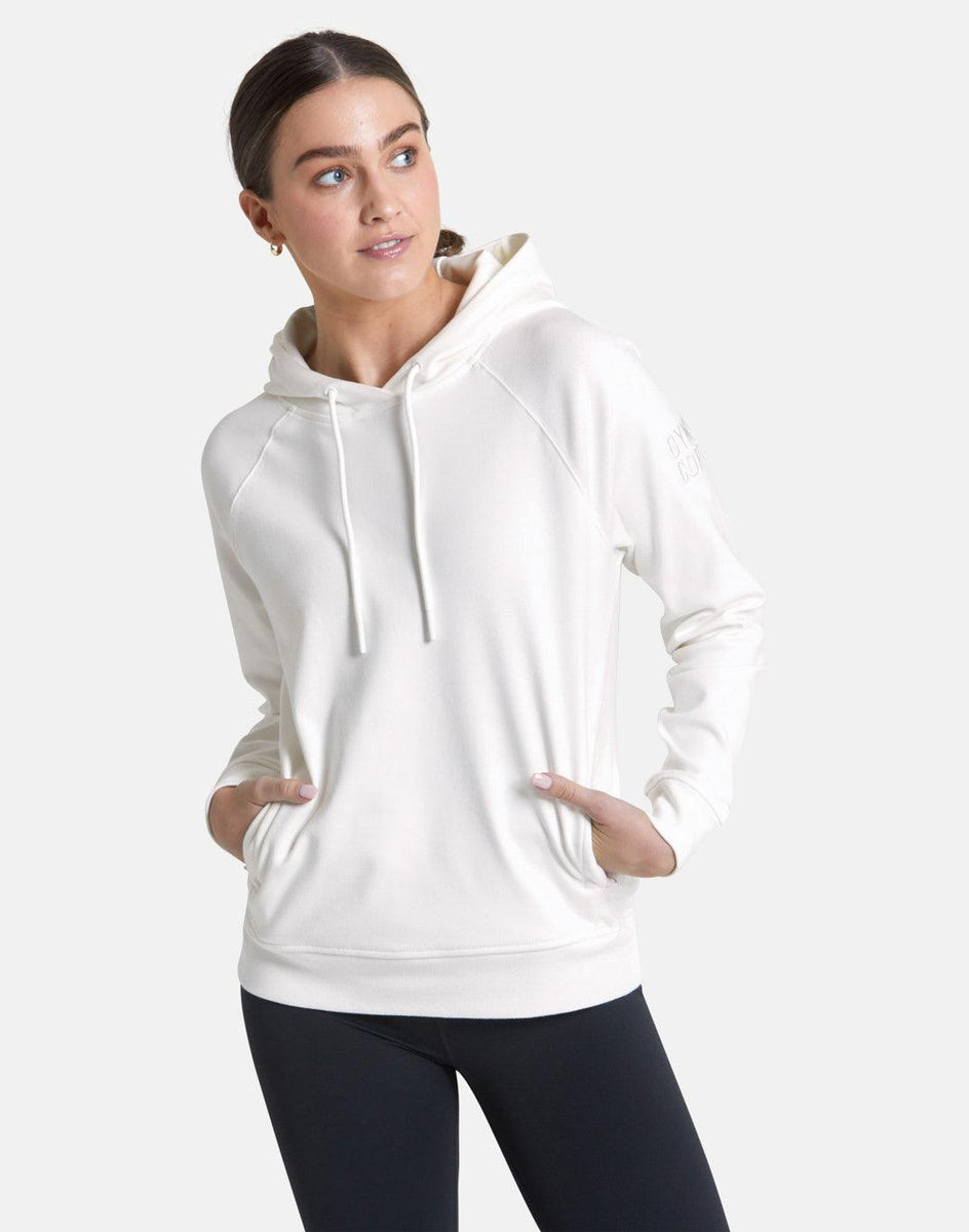 Essential Hoodie in Ivory White Gym Coffee Gym Coffee UK