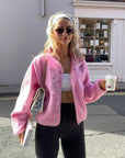 Horizon Layer Up Jacket in Cotton Candy