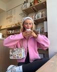 Horizon Layer Up Jacket in Cotton Candy