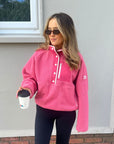 Horizon Layer Up Half Snap in Blush