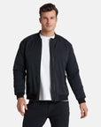 Mens Blaze Bomber Jacket in Jet Black - Outerwear - Gym+Coffee IE