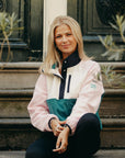 Snap Polar Fleece in Baby Pink