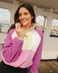 Snap Polar Fleece in Lime Sorbet