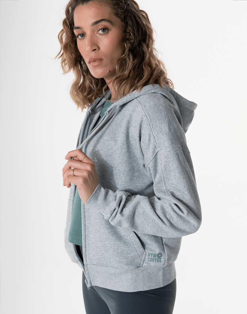 Womens grey hot sale hoodie uk