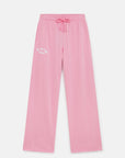 Wide Leg Jogger in Pink Blossom